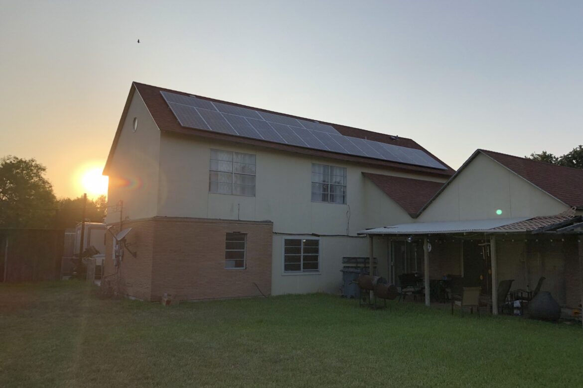Arnold Perez Solar Panel Home South Texas Solar Systems Inc home