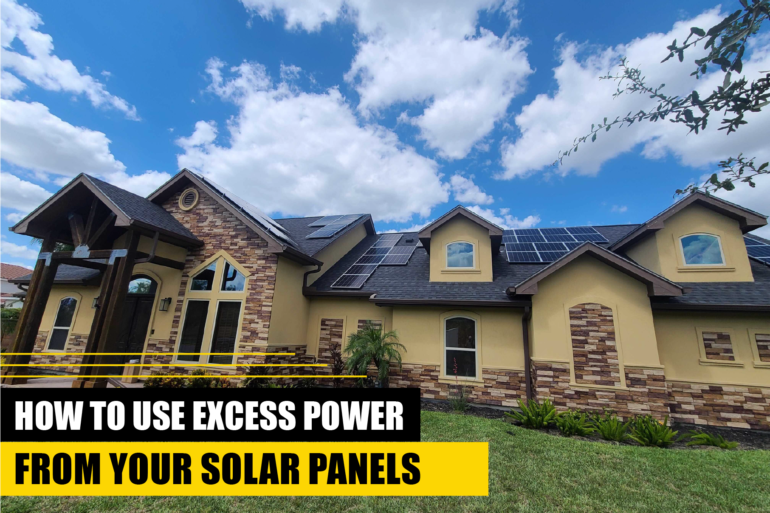 How to Use Excess Power from Your Solar Panels