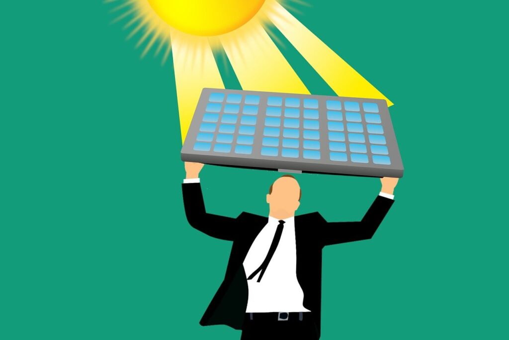 A man struggling to optimize solar energy production with no advice.